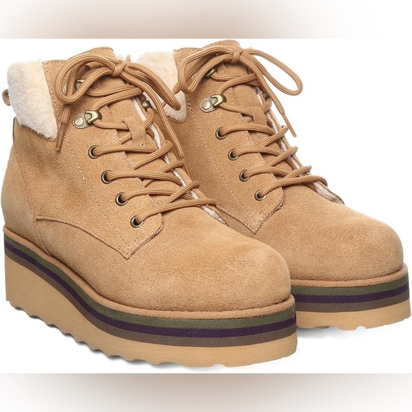 Bearpaw Retro Quinn Boots In Iced Coffee Size 10 - Picture 1 of 15